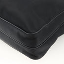 BURBERRY Nova Check Business Bag Nylon Black Silver Auth ep13814-17