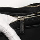 BURBERRY Nova Check Business Bag Nylon Black Silver Auth ep13814-10