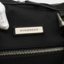 BURBERRY Nova Check Business Bag Nylon Black Silver Auth ep13814-19