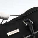 BURBERRY Nova Check Business Bag Nylon Black Silver Auth ep13814-11