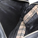 BURBERRY Nova Check Business Bag Nylon Black Silver Auth ep13814-20