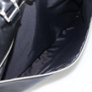 BURBERRY Nova Check Business Bag Nylon Black Silver Auth ep13814-26
