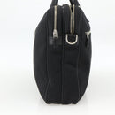 BURBERRY Nova Check Business Bag Nylon Black Silver Auth ep13814-3