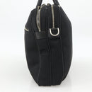 BURBERRY Nova Check Business Bag Nylon Black Silver Auth ep13814-4