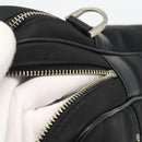 BURBERRY Nova Check Business Bag Nylon Black Silver Auth ep13814-7