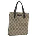 GUCCI GG Supreme Hand Bag PVC Beige 114600 Auth ep13815-1