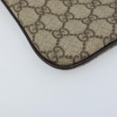 GUCCI GG Supreme Hand Bag PVC Beige 114600 Auth ep13815-14
