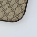 GUCCI GG Supreme Hand Bag PVC Beige 114600 Auth ep13815-15