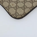 GUCCI GG Supreme Hand Bag PVC Beige 114600 Auth ep13815-16