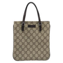 GUCCI GG Supreme Hand Bag PVC Beige 114600 Auth ep13815-13
