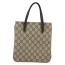 GUCCI GG Supreme Hand Bag PVC Beige 114600 Auth ep13815-2