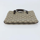 GUCCI GG Supreme Hand Bag PVC Beige 114600 Auth ep13815-5