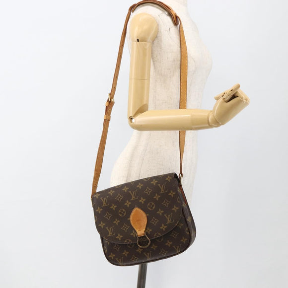 LOUIS VUITTON Monogram Saint Cloud GM Shoulder Bag M51242 LV Auth ep13816