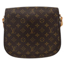 LOUIS VUITTON Monogram Saint Cloud GM Shoulder Bag M51242 LV Auth ep13816-2