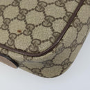 GUCCI GG Supreme Schultertasche PVC Beige Gold 007 14 6428 Auth ep13817-13