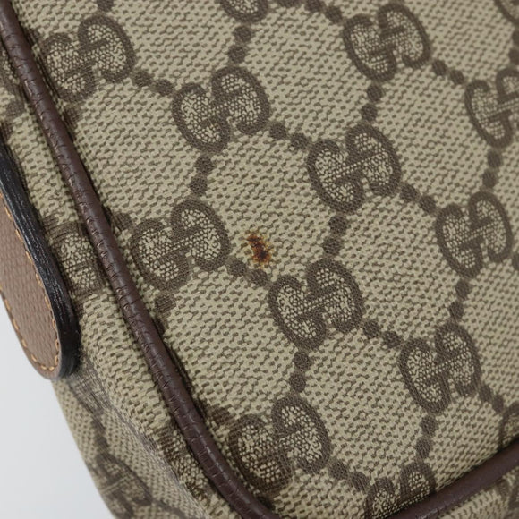 GUCCI GG Supreme Schultertasche PVC Beige Gold 007 14 6428 Auth ep13817