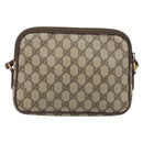 GUCCI GG Supreme Schultertasche PVC Beige Gold 007 14 6428 Auth ep13817-3