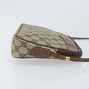 GUCCI GG Supreme Schultertasche PVC Beige Gold 007 14 6428 Auth ep13817-4
