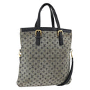LOUIS VUITTON Monogram Mini Françoise Tote Bag 2way Blue M92208 LV Auth ep13818-1