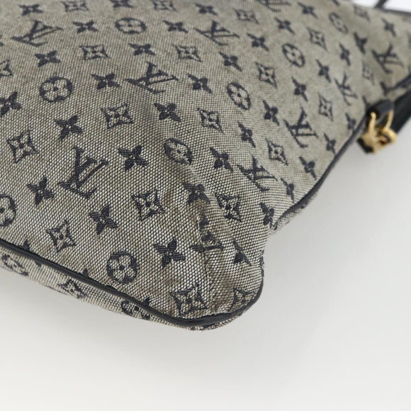 LOUIS VUITTON Monogram Mini Françoise Tote Bag 2way Blue M92208 LV Auth ep13818