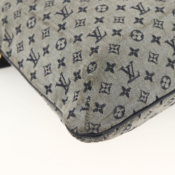 LOUIS VUITTON Monogram Mini Françoise Tote Bag 2way Blue M92208 LV Auth ep13818