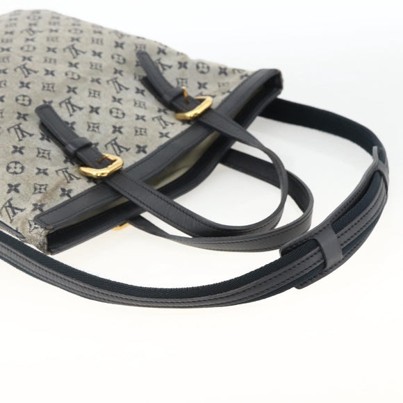 LOUIS VUITTON Monogram Mini Françoise Tote Bag 2way Blue M92208 LV Auth ep13818