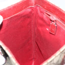 GUCCI GG Supreme Handtasche PVC Beige Silber 117551 Auth ep13822-18