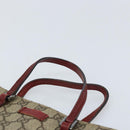 GUCCI GG Supreme Handtasche PVC Beige Silber 117551 Auth ep13822-8