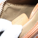 CELINE Macadam Canvas Shoulder Bag PVC Leather Brown Gold Auth ep13825A-12