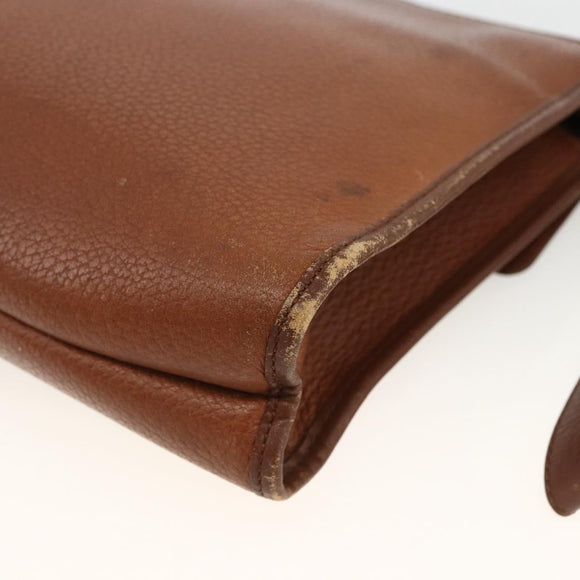 Burberry Clutch aus Leder, Braun, Authentisch, ep13828
