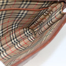 Burberry Clutch aus Leder, Braun, Authentisch, ep13828-17