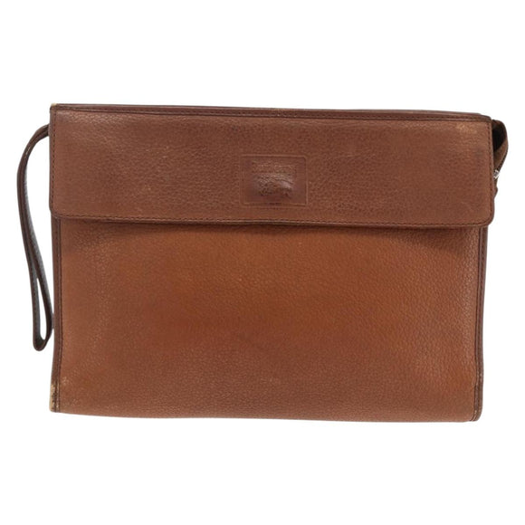 Burberry Clutch aus Leder, Braun, Authentisch, ep13828