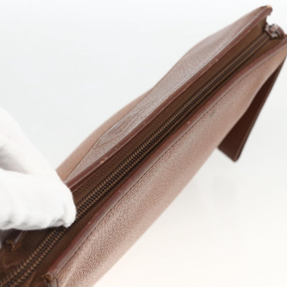 Burberry Clutch aus Leder, Braun, Authentisch, ep13828