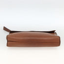 Burberry Clutch aus Leder, Braun, Authentisch, ep13828-5