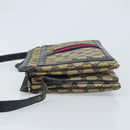 GUCCI GG Supreme Sherry Line Shoulder Bag PVC Navy Gold Auth ep13829-5