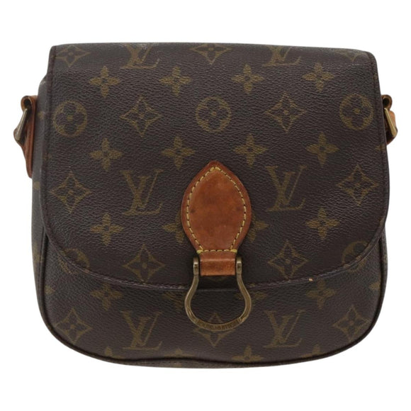 LOUIS VUITTON Monogram Saint Cloud MM Shoulder Bag M51243 LV Auth ep13830
