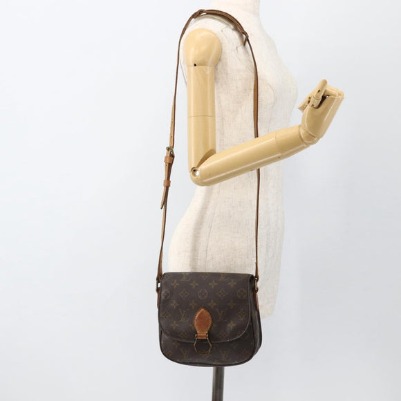 LOUIS VUITTON Monogram Saint Cloud MM Shoulder Bag M51243 LV Auth ep13830