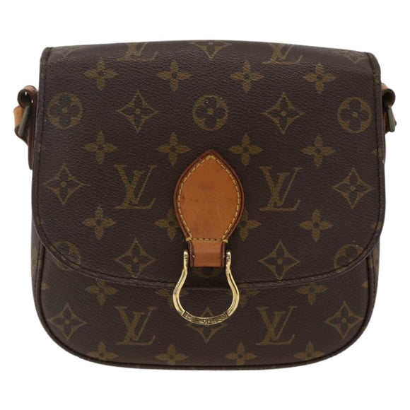 LOUIS VUITTON Monogram Saint Cloud MM Shoulder Bag M51243 LV Auth ep13833