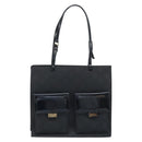 GUCCI GG Canvas Tote Bag Nylon Black Silver 002 1021 Auth ep13839-2