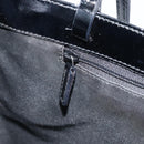 GUCCI GG Canvas Tote Bag Nylon Black Silver 002 1021 Auth ep13839-20