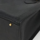 GUCCI Bamboo Hand Bag Leather Black Gold 002 853 0260 Auth ep13849-9