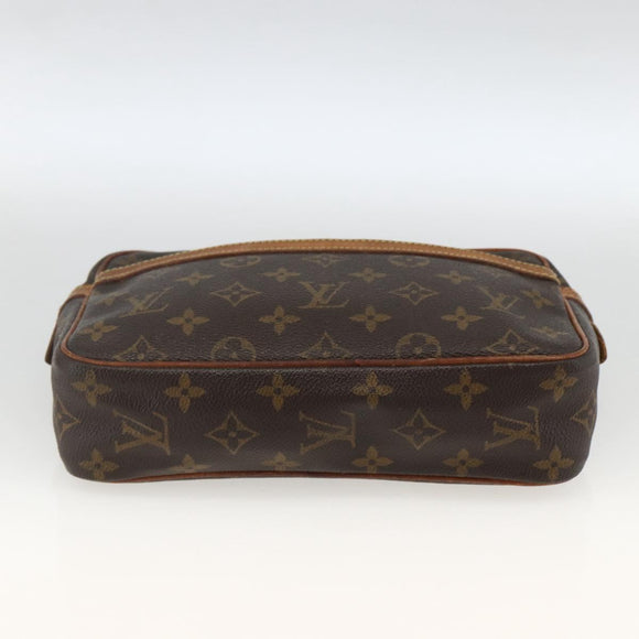 LOUIS VUITTON Monogram Compiegne 23 Clutch Bag M51847 LV Auth ep13850