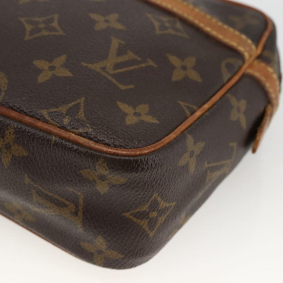 LOUIS VUITTON Monogram Compiegne 23 Clutch Bag M51847 LV Auth ep13850