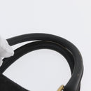CELINE C Sulky Hand Bag Canvas Black Gold Auth ep13854-8