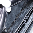 CELINE Horse Carriage Shoulder Bag Leather Black Gold Auth ep13857-12