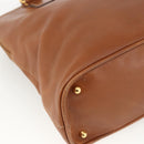 GUCCI Bamboo Handtasche Leder Braun Gold 000 3780 0289 Auth ep13858-11