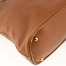 GUCCI Bamboo Handtasche Leder Braun Gold 000 3780 0289 Auth ep13858-13