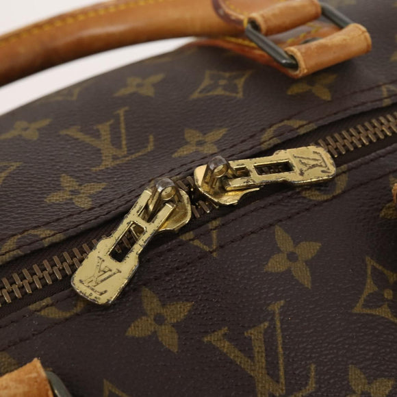 LOUIS VUITTON Monogram Keepall 55 Boston Tasche M41424 LV Auth ep13859