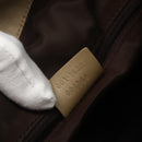 GUCCI Bamboo Hand Bag Leather 2way Beige Silver 001 1638 Auth ep13860-22