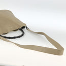 GUCCI Bamboo Hand Bag Leather 2way Beige Silver 001 1638 Auth ep13860-9